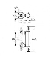 GROHE GROHTHERM 800 TERMOSTATICA